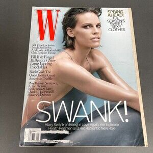 W Magazine January 2008 Hilary Swank Behnaz Sarafpour Artis Thomas Nozkowski